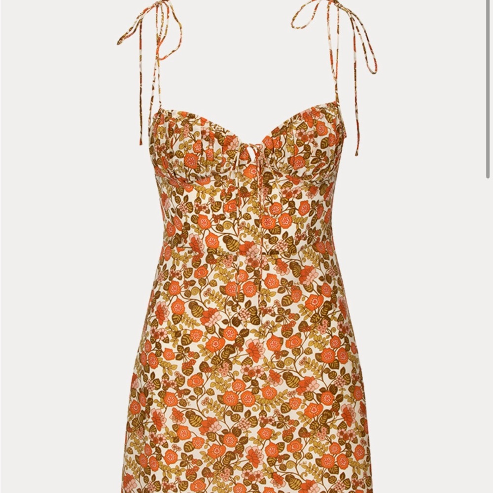 Realisation Par Devon Mini Dress in 70s Floral